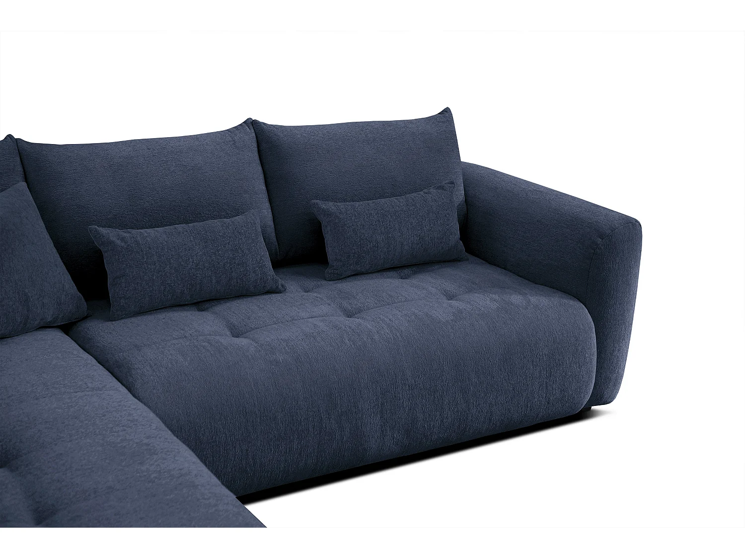 Ecksofa 5-Sitzer rechts SORENO, dunkelblau