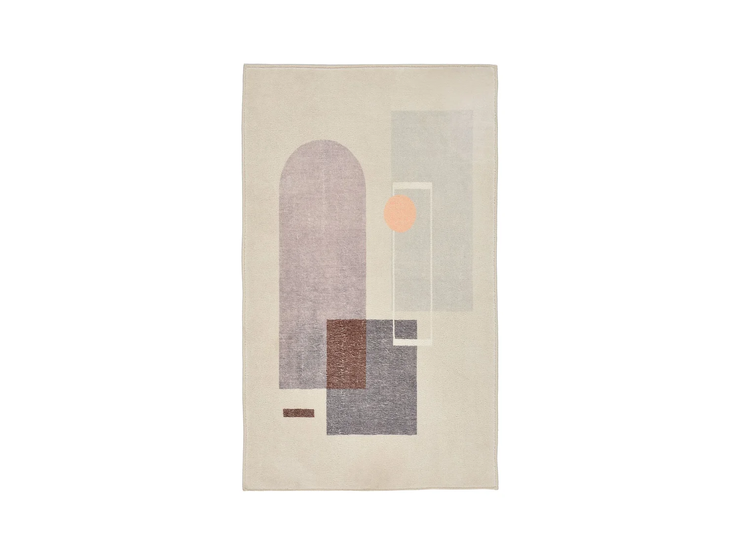 Badematte bedruckt mit weichem Flor 50x60 cm Grau Multi Ariella