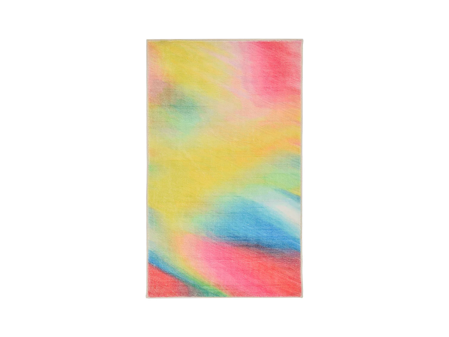Tapis de bain imprimé à poils doux 60x100 cm multicolor Ariella