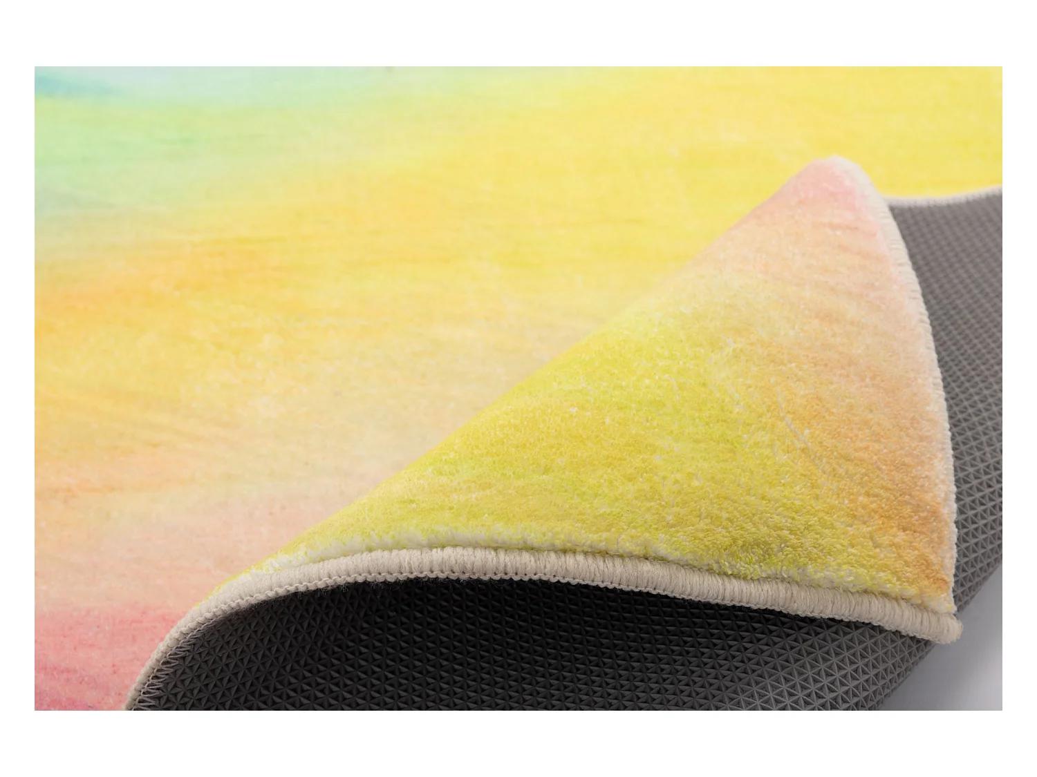 Tapis de bain imprimé à poils doux 60x100 cm multicolor Ariella