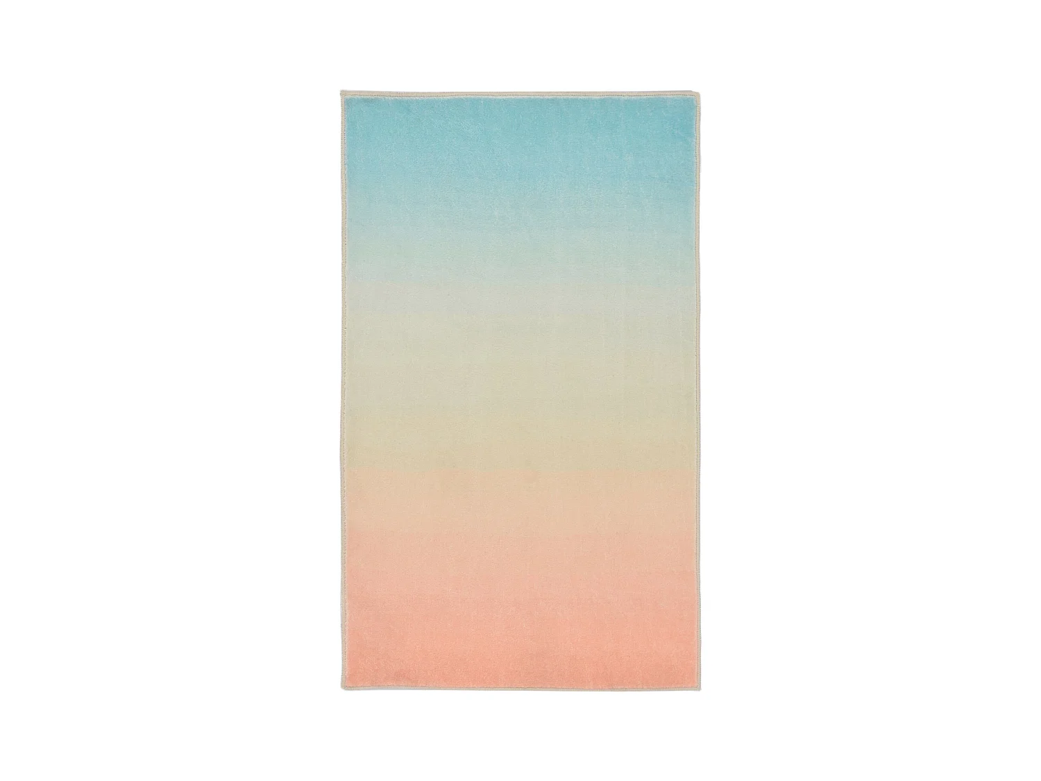Tapis de bain imprimé à poils doux 70x120 cm multi pastel Ariella