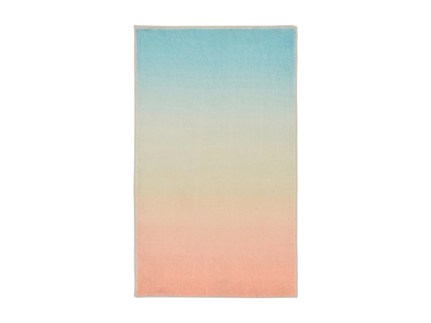 Tapis de bain imprimé à poils doux 70x120 cm multi pastel Ariella