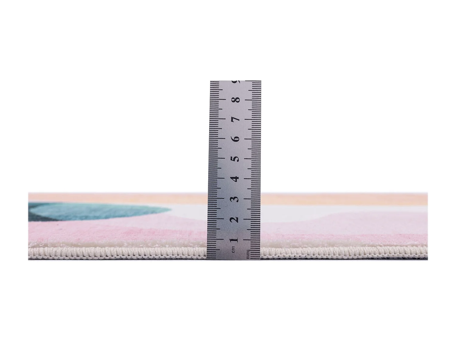 Tapis de bain imprimé à poils doux 70x120 cm multicolor Ariella