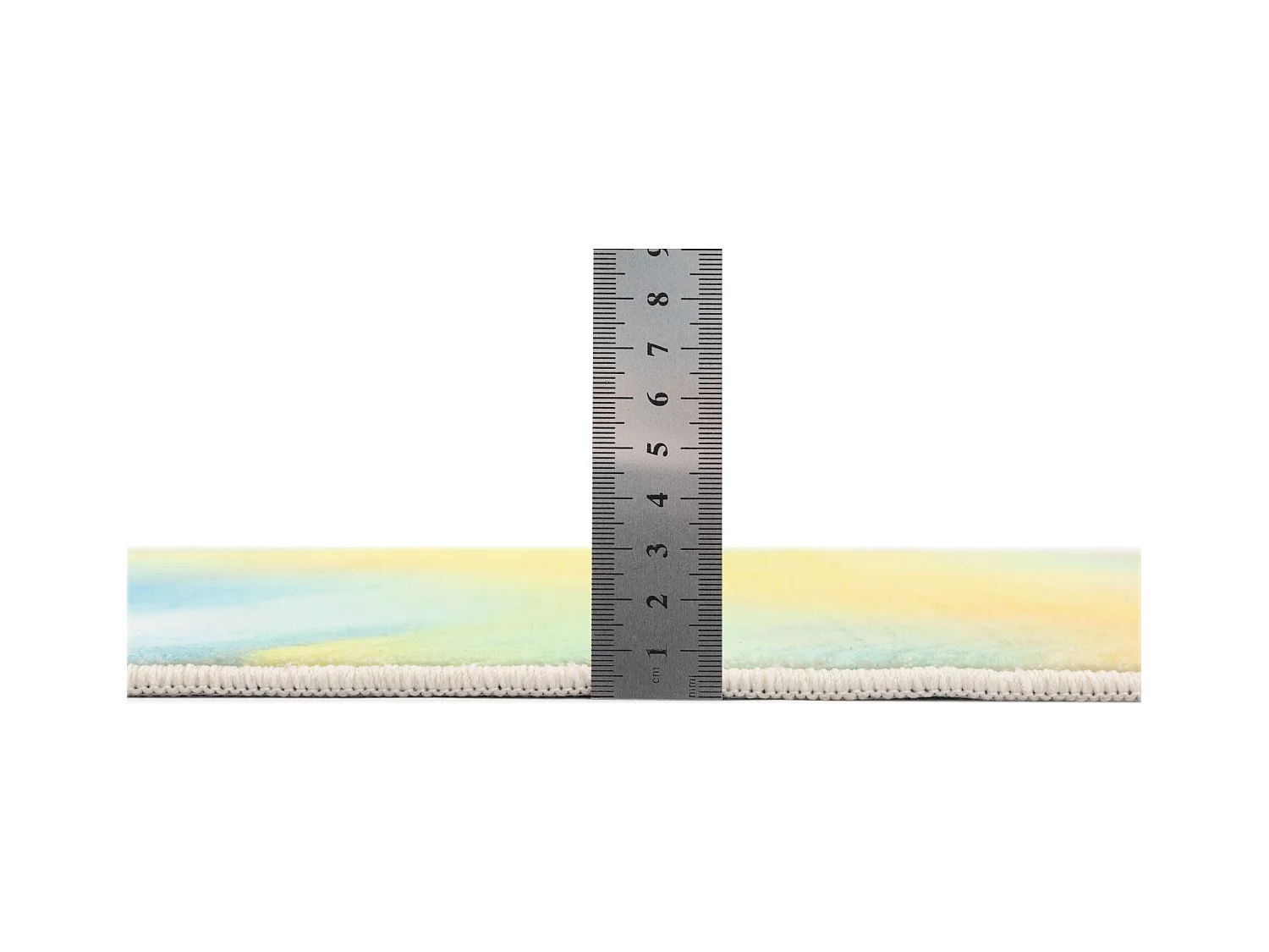 Tapis de bain imprimé à poils doux 70x120 cm multicolor Ariella