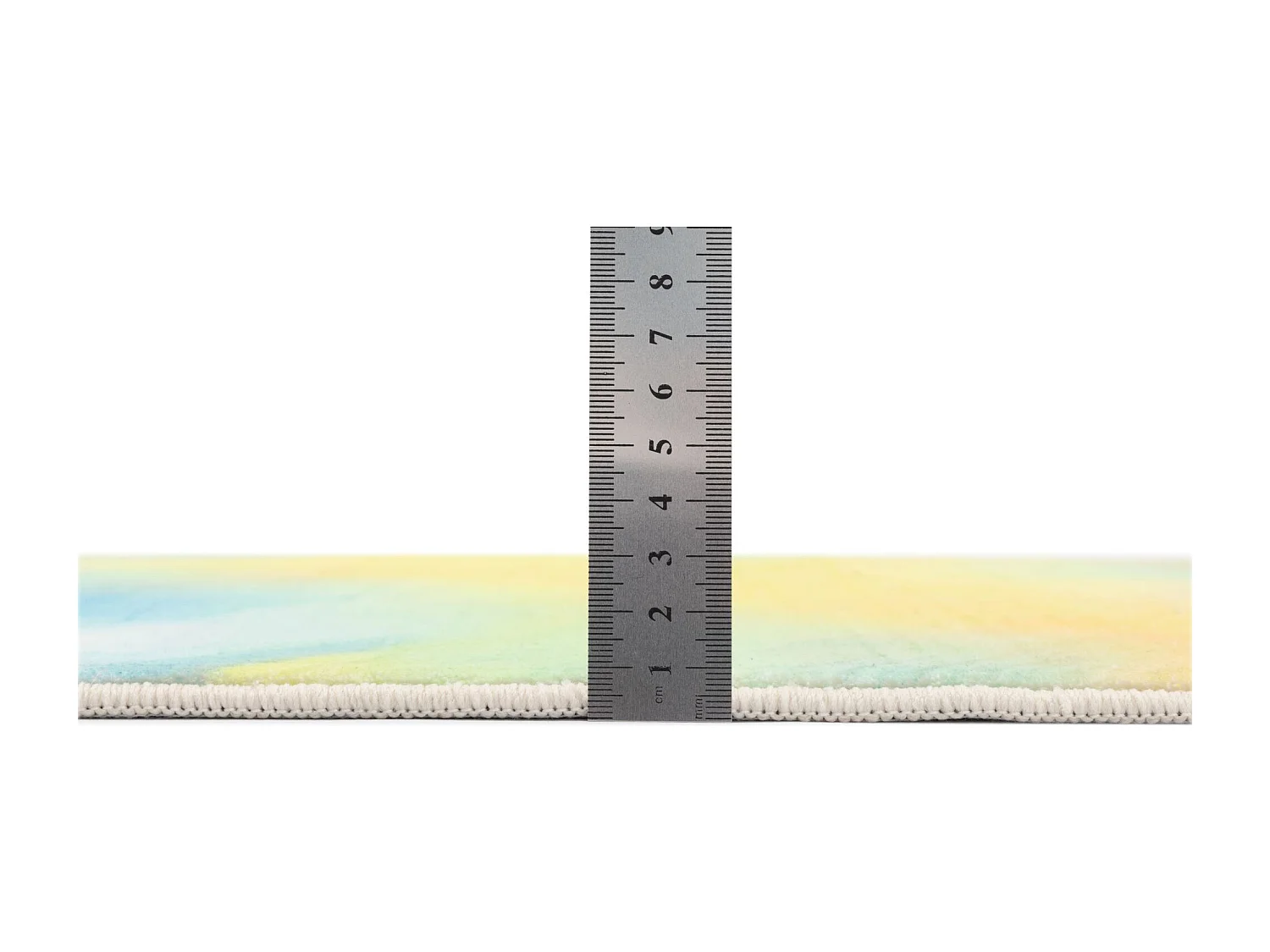 Tapis de bain imprimé à poils doux 70x120 cm multicolor Ariella