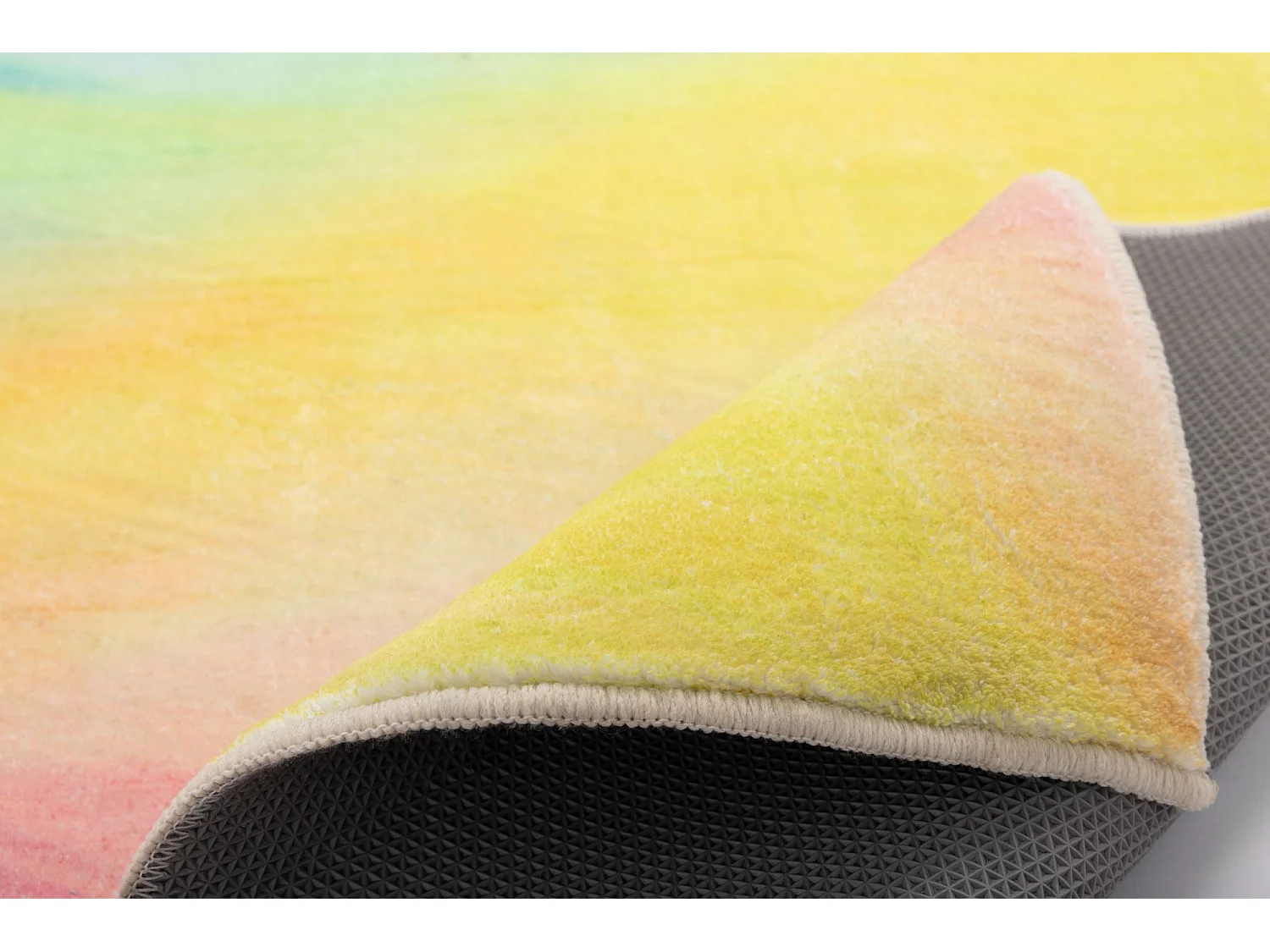 Tapis de bain imprimé à poils doux 70x120 cm multicolor Ariella