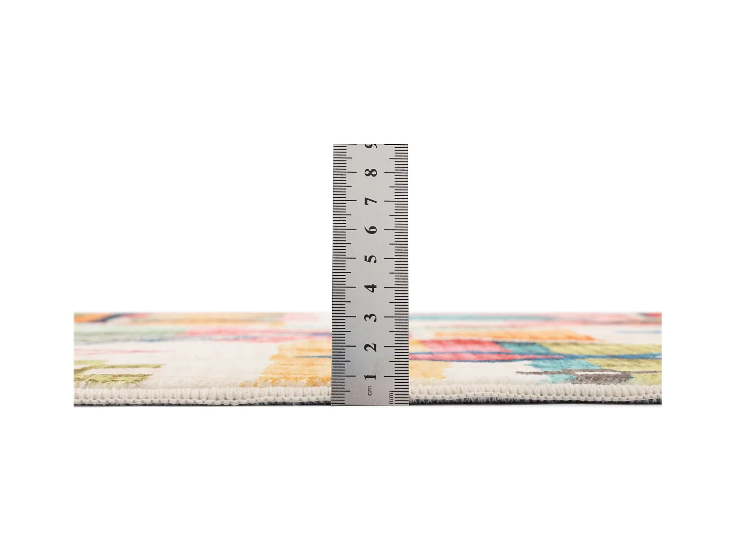 Badematte bedruckt mit weichem Flor 70x120 cm Bunt Ariella