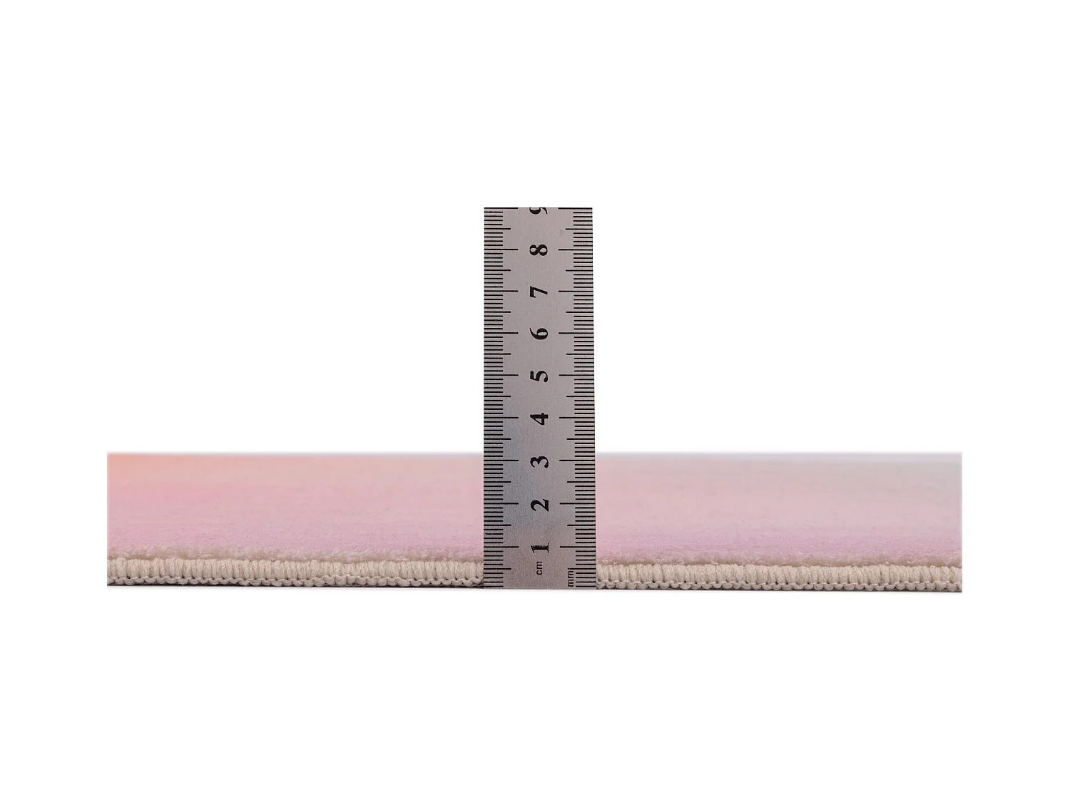 Tapis de bain imprimé à poils doux 60x100 cm multi pastel Ariella