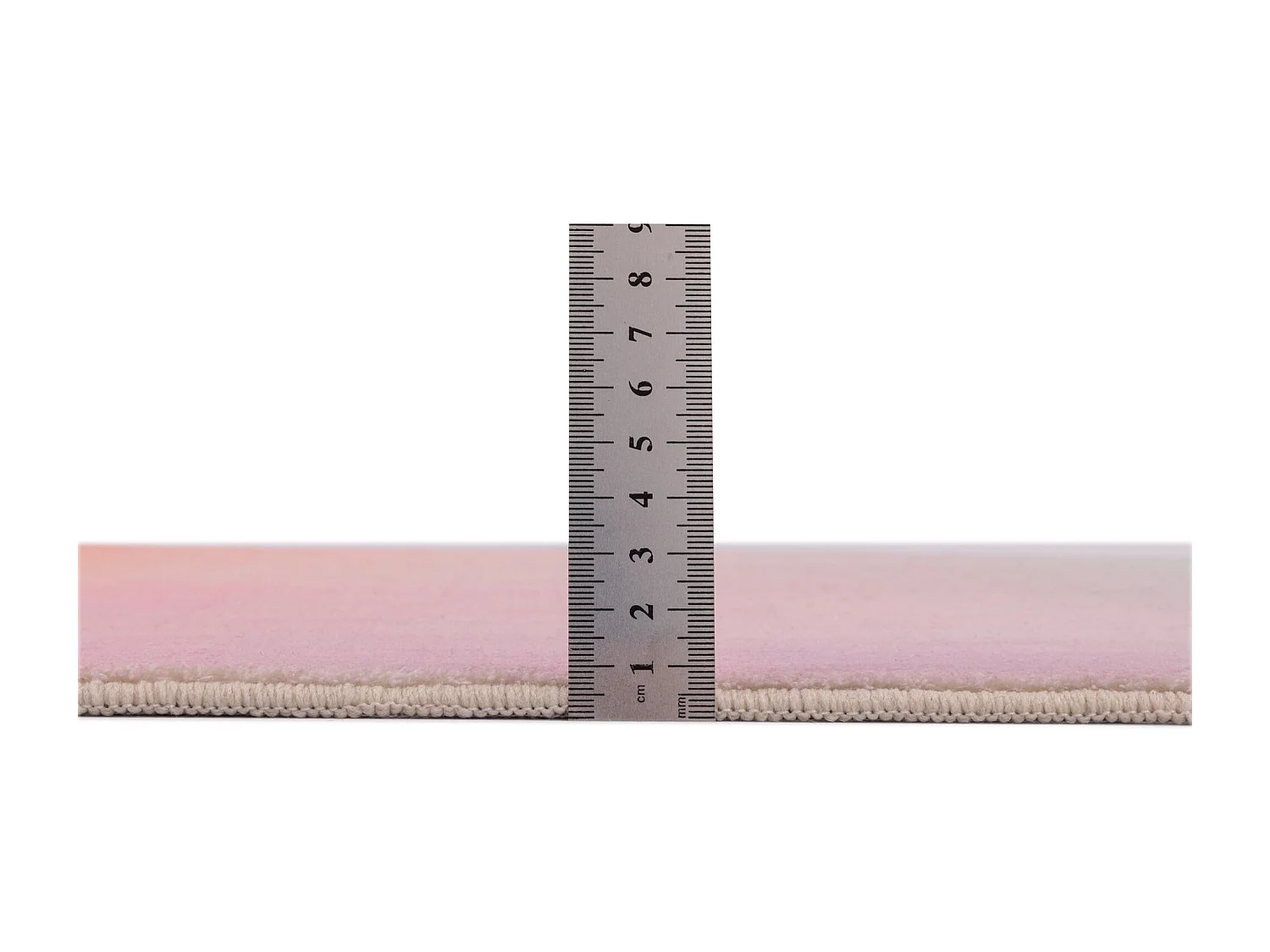 Tapis de bain imprimé à poils doux 60x100 cm multi pastel Ariella