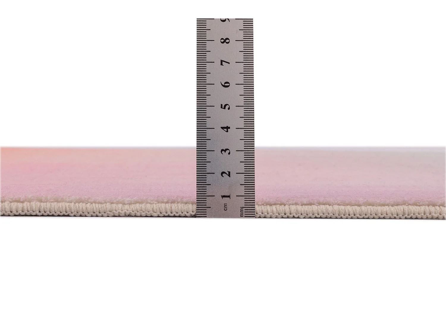 Tapis de bain imprimé à poils doux 60x100 cm multi pastel Ariella