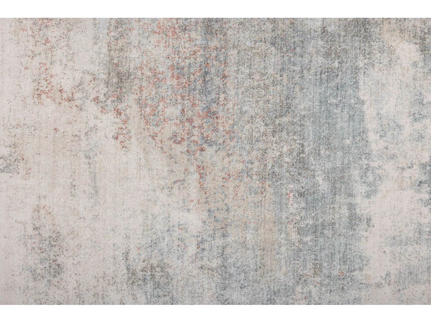 Tapis de bain imprimé à poils doux 60x100 cm beige multi Ariella