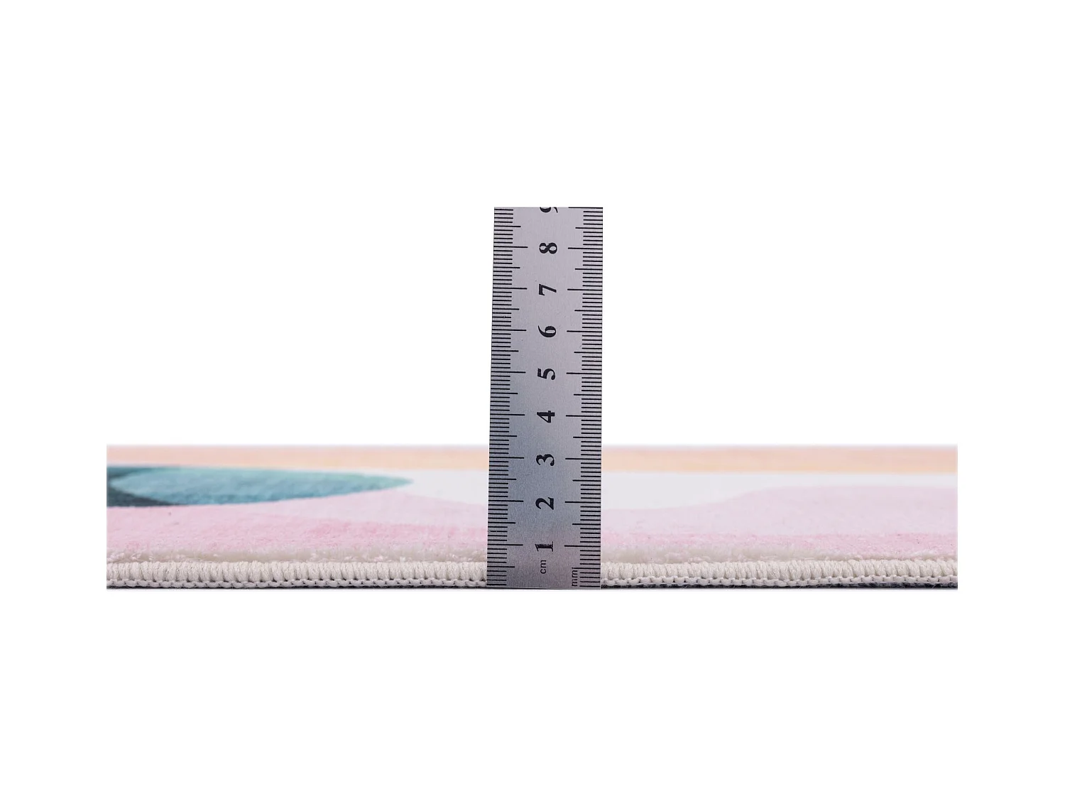 Tapis de bain imprimé à poils doux 60x100 cm multicolor Ariella