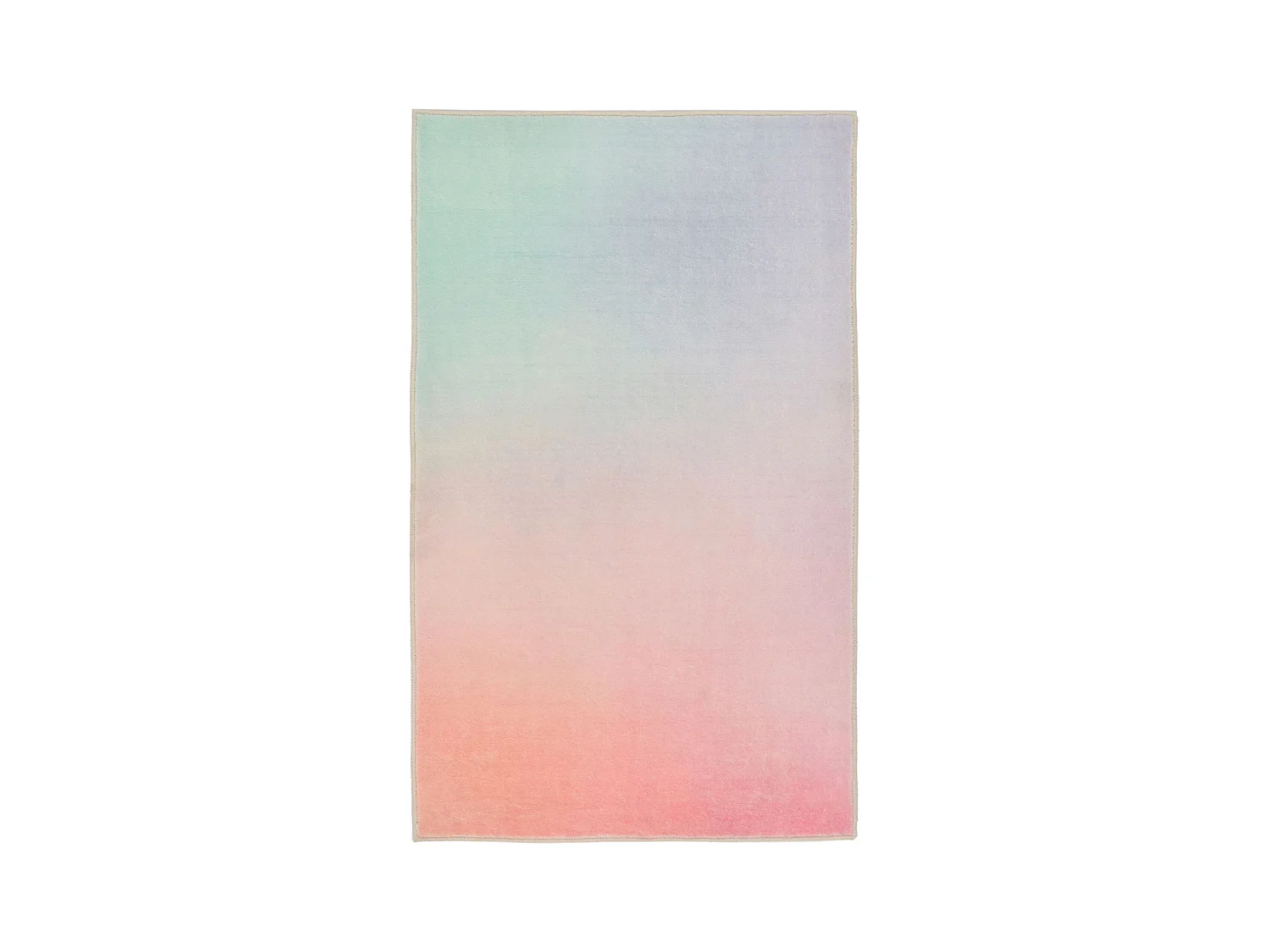 Tapis de bain imprimé à poils doux 50x60 cm multi pastel Ariella