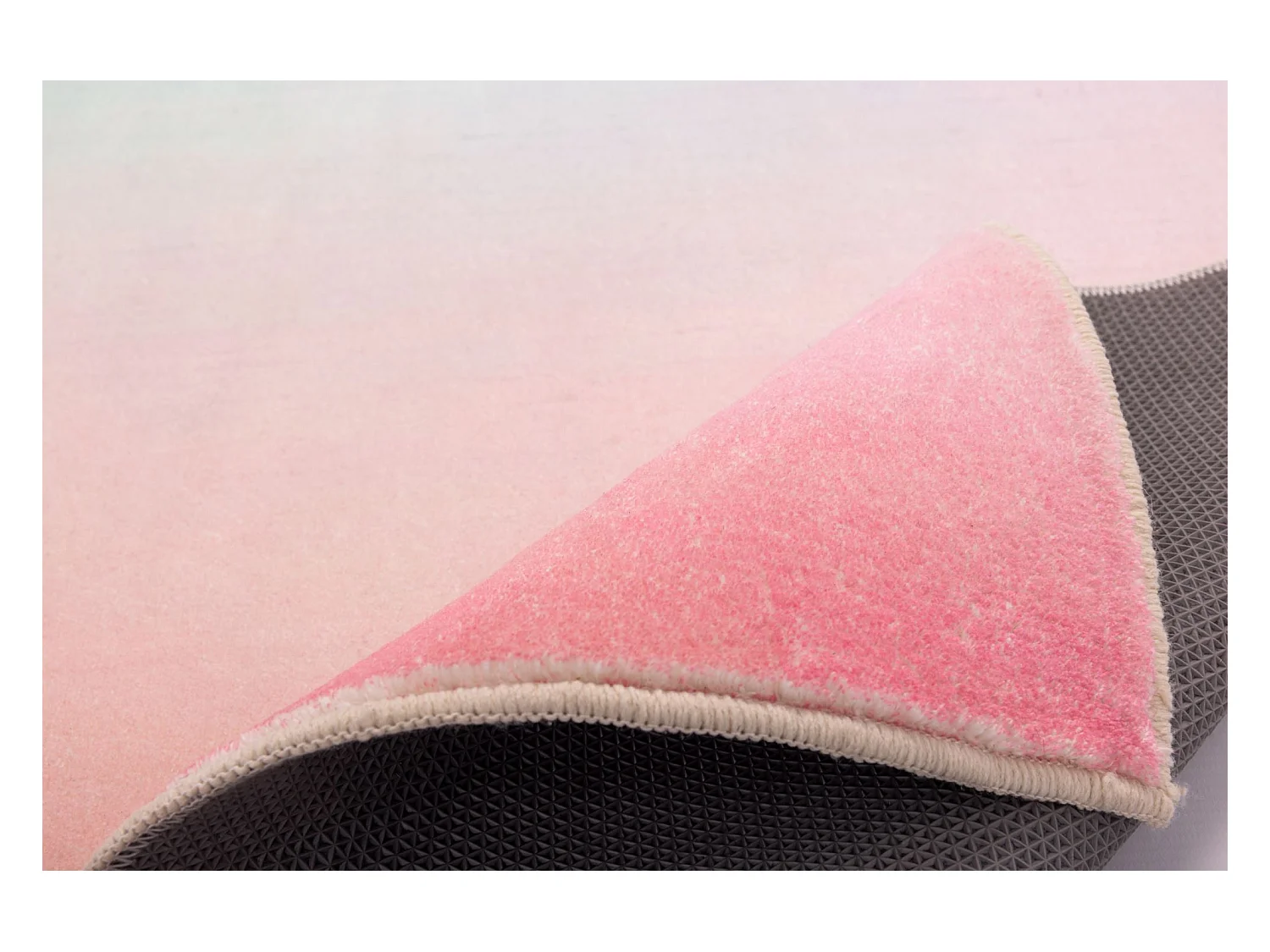 Tapis de bain imprimé à poils doux 50x60 cm multi pastel Ariella