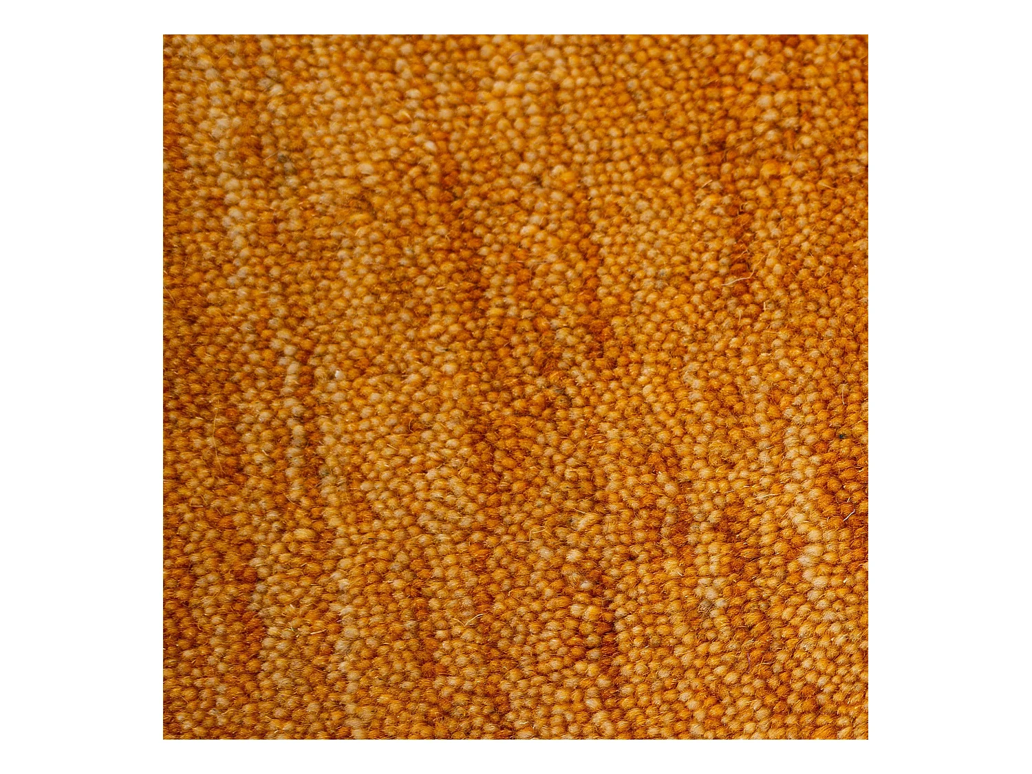 Handgewebter UNI Teppich 60x90 cm Gold Holi