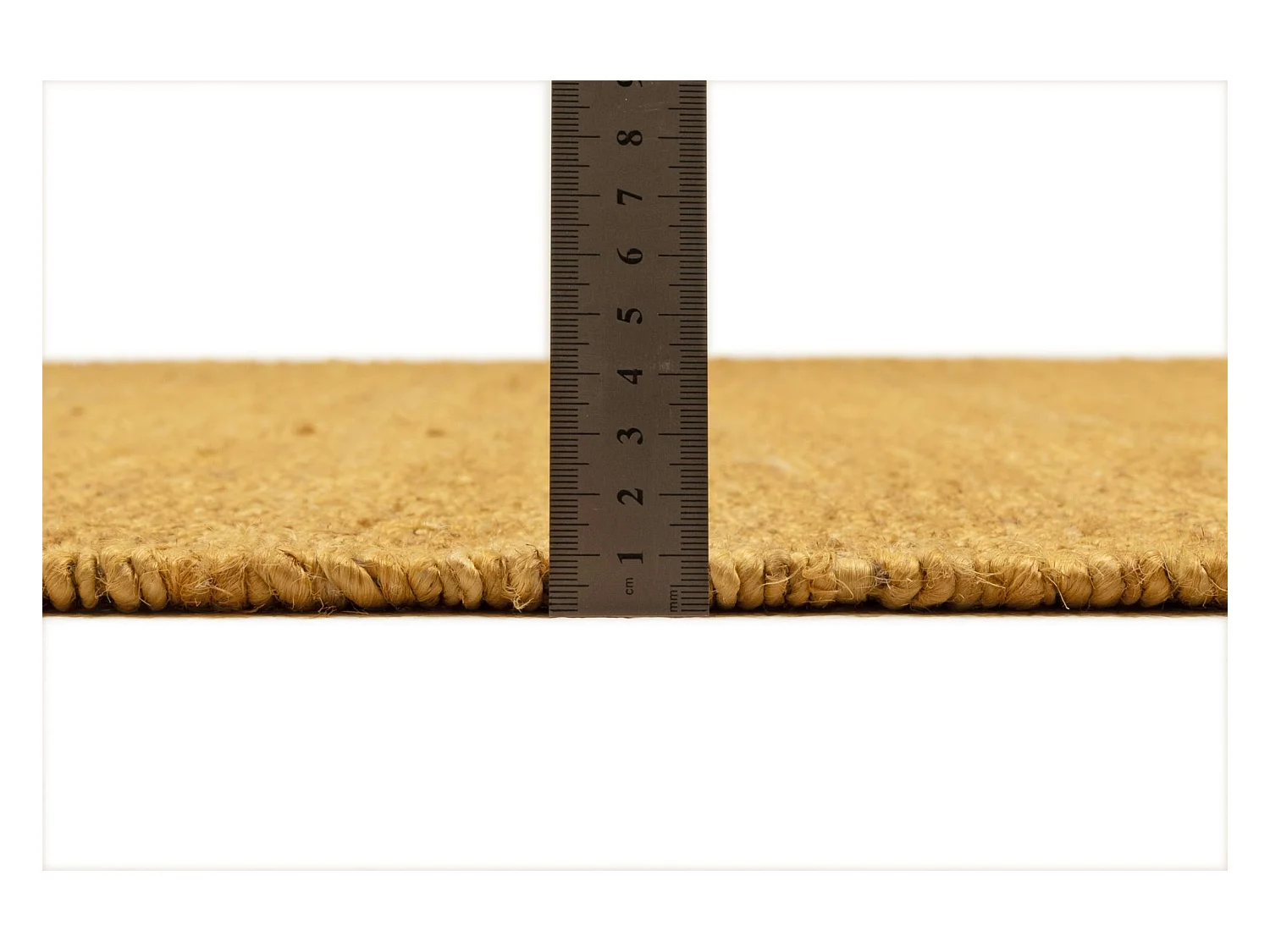 Handgearbeiteter Juteteppich 70x140 cm Gold Forest