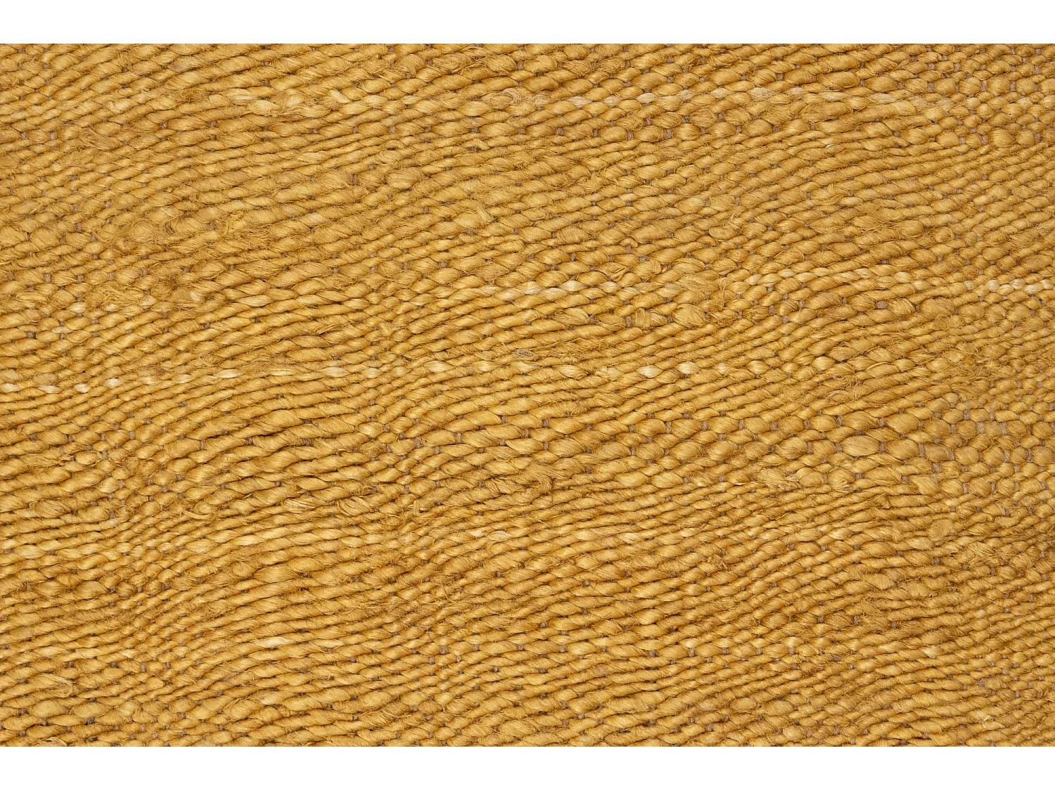 Tapis en jute fait main  70x140 cm or Forest