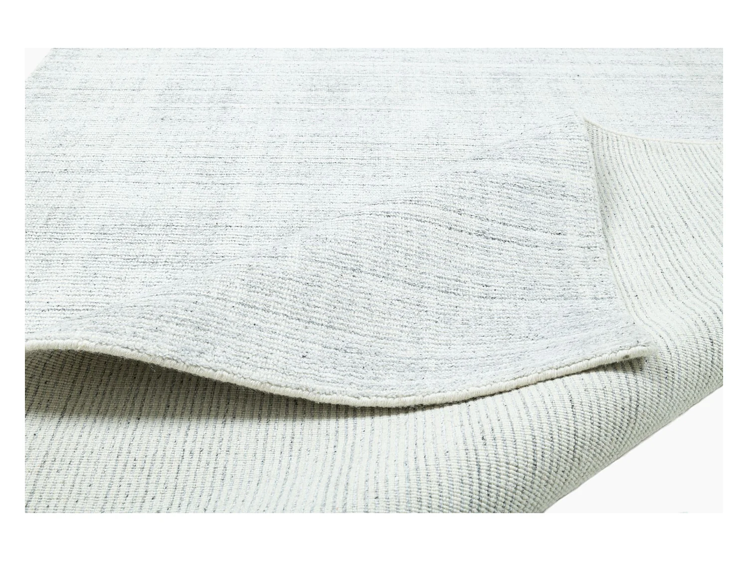 Hygge-tapijt van viscose en wol  40x60 cm zilver Boston