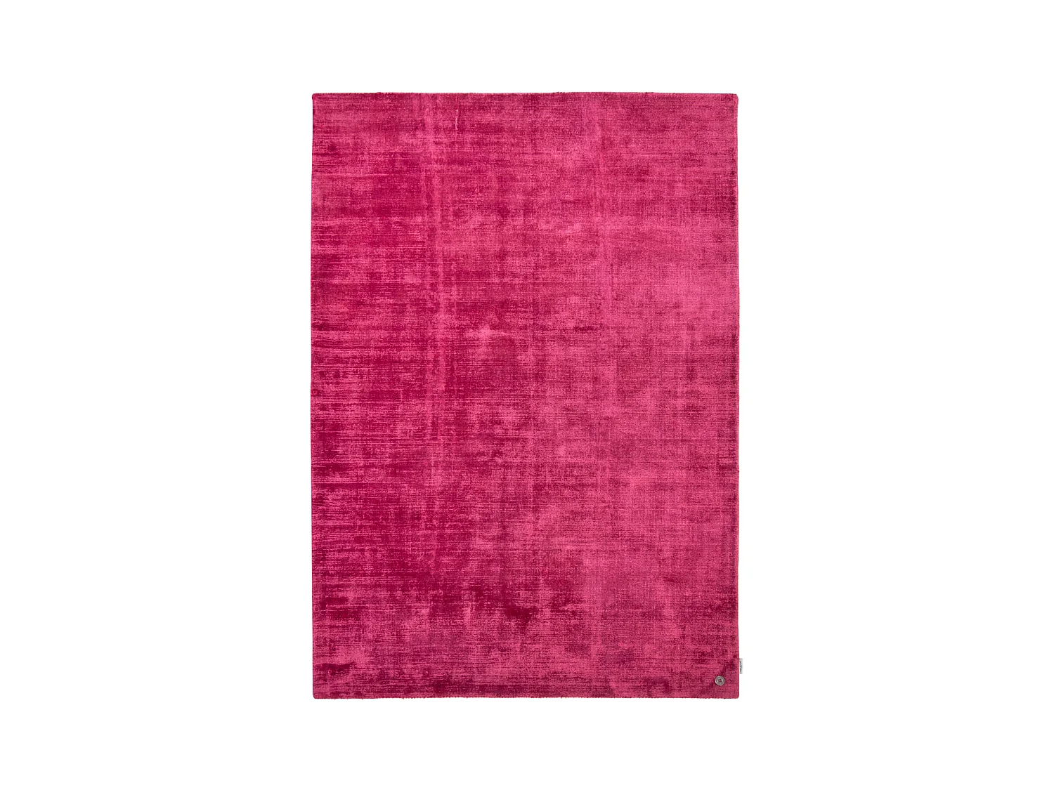 Alfombra de viscosa tejida a mano 85x155 cm Fuchisa Shine