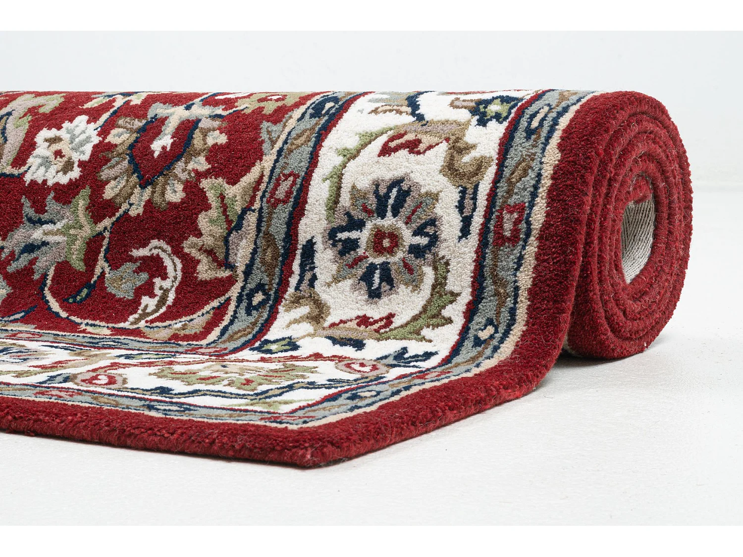 Handgetufteter Orientteppich aus Wolle 140x200 cm Rot Royal Orient