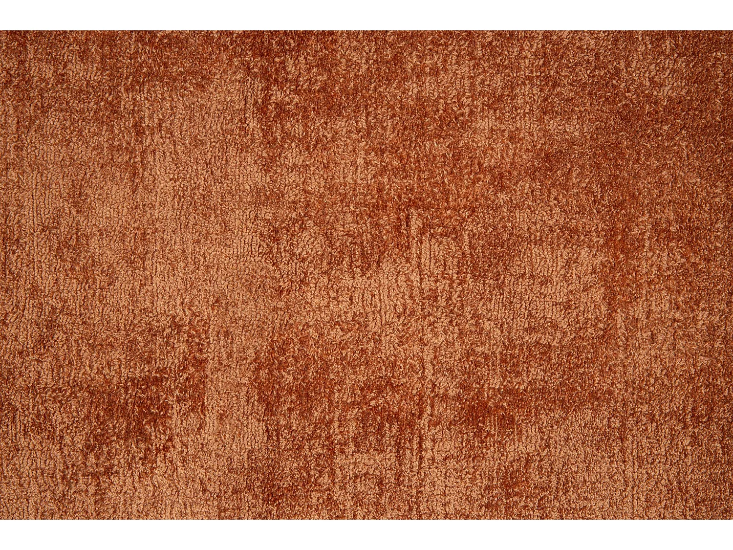 Handgewebter Viskoseteppich 65x135 cm Kupfer Shine