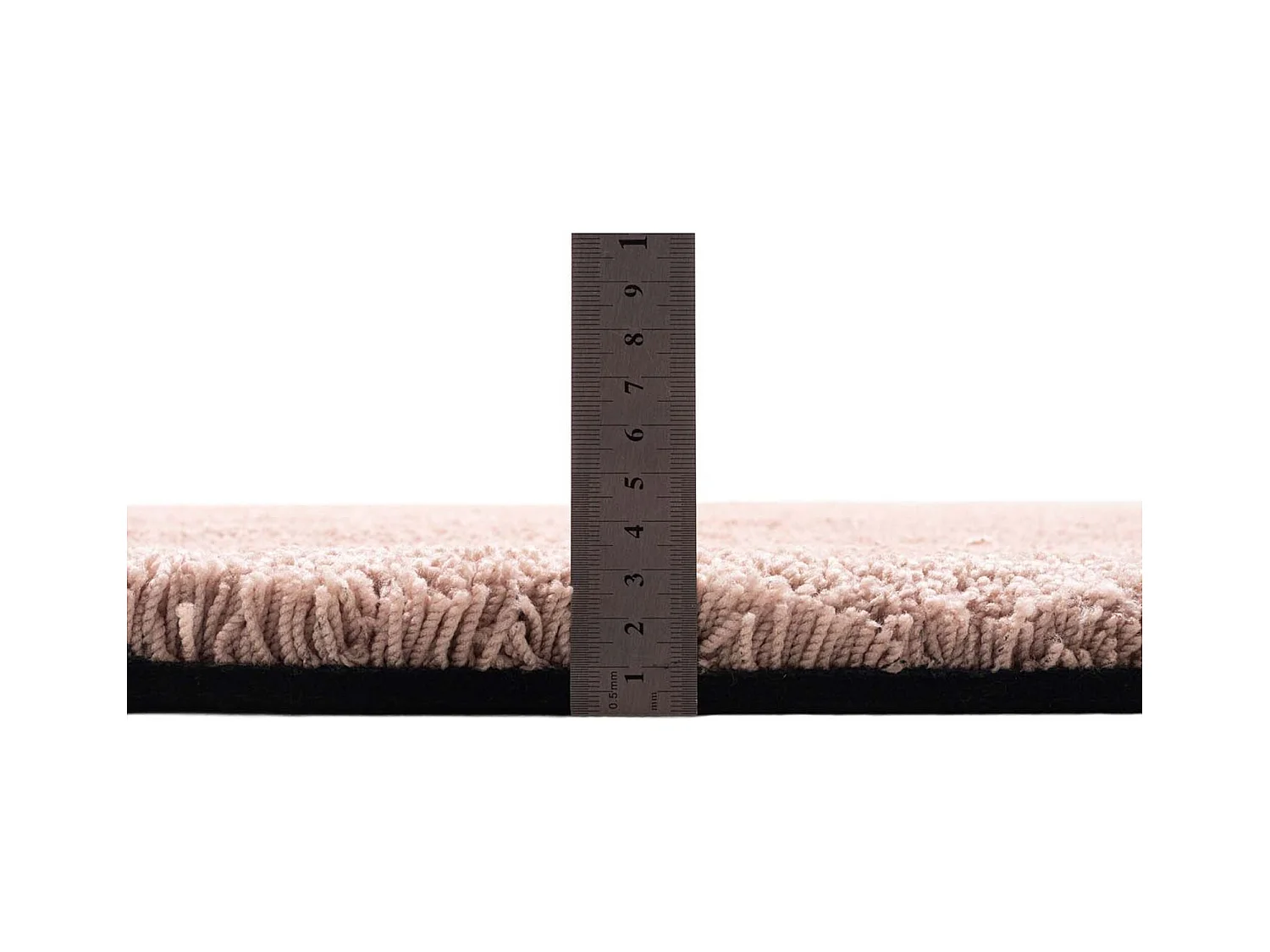 Tapis Shaggy tufté à la main 135x200 cm beige Cozy