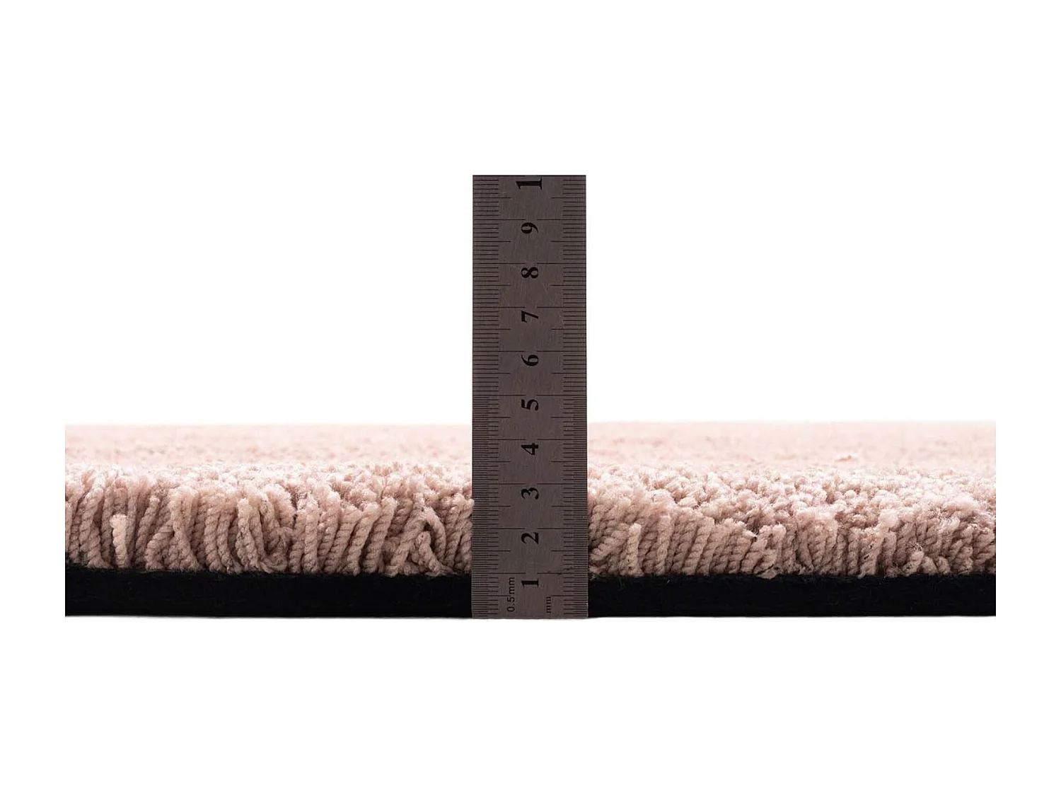 Tapis Shaggy tufté à la main 135x200 cm beige Cozy