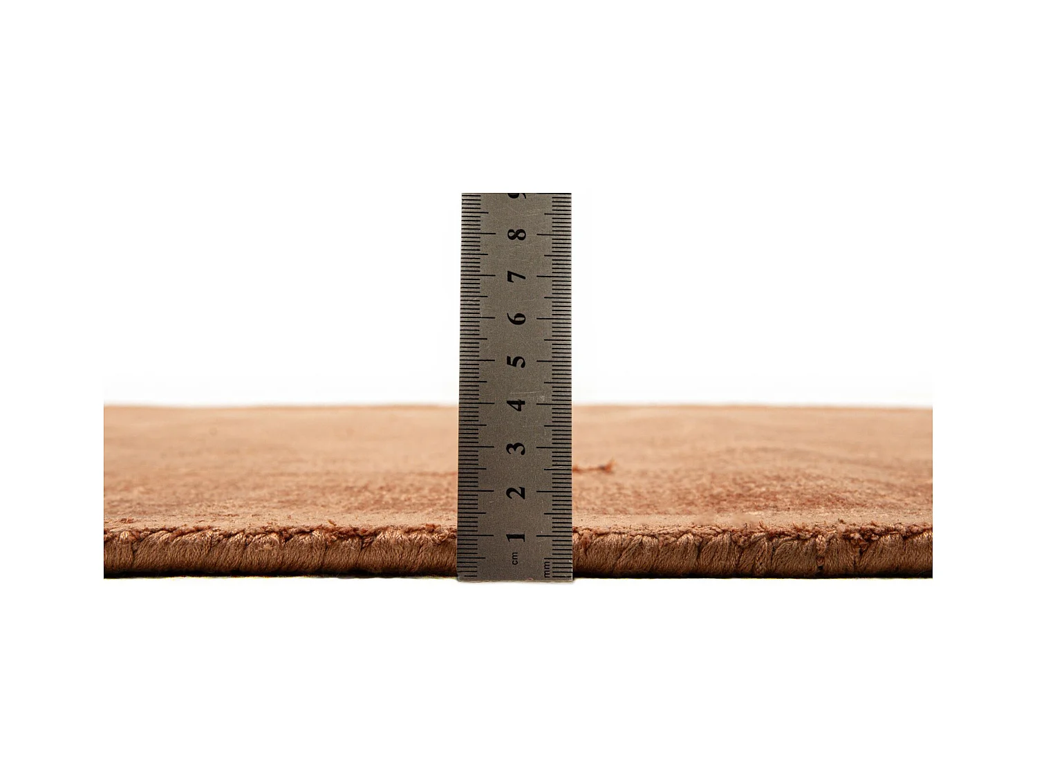 Handgewebter Viskoseteppich 160x230 cm Kupfer Shine