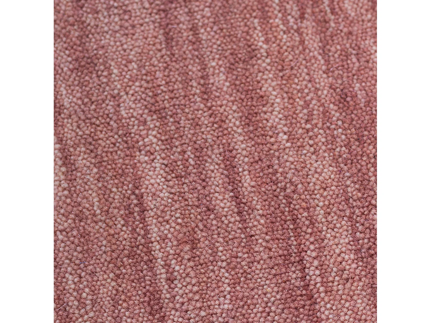 Tapis UNI tissé à la main  60x90 cm bois de roses Holi