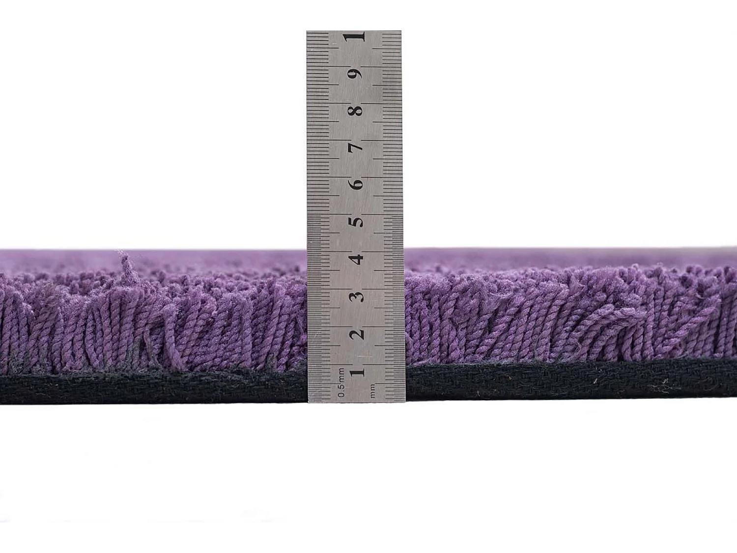 Tapis Shaggy tufté à la main 80x120 cm violette Cozy