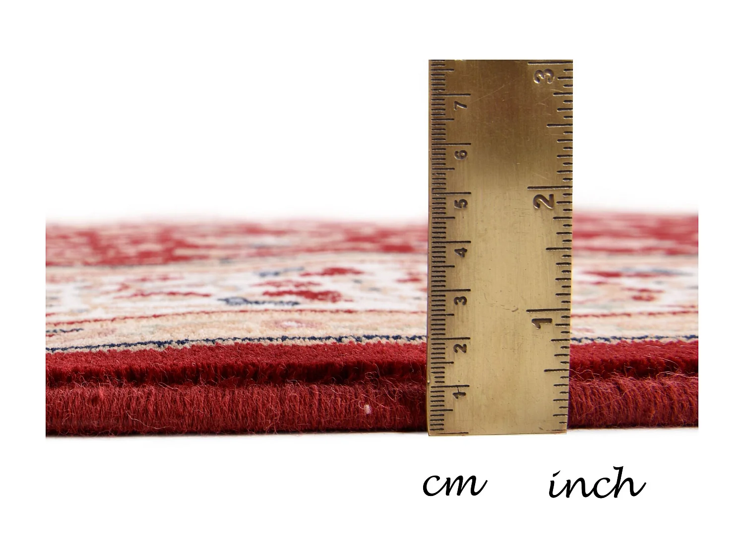 Tapis d'Orient tissé avec bordure 133x190 cm rouge Dolna