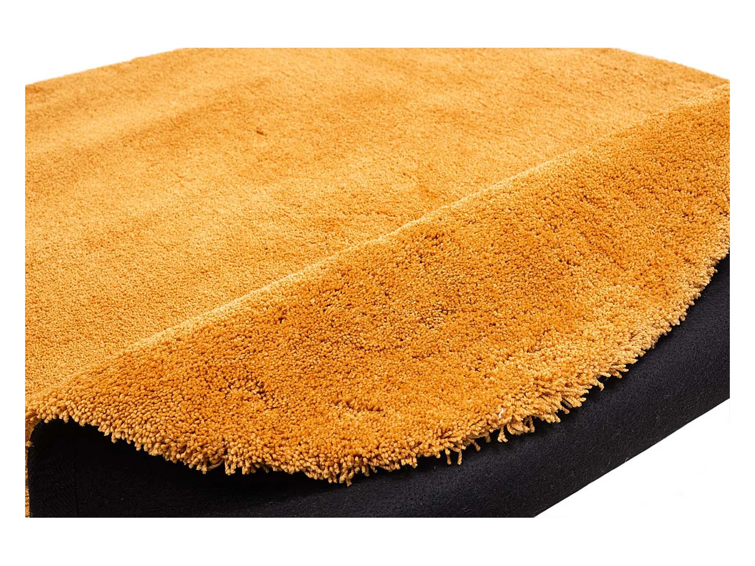 Tapis Shaggy tufté à la main 135x200 cm or Cozy