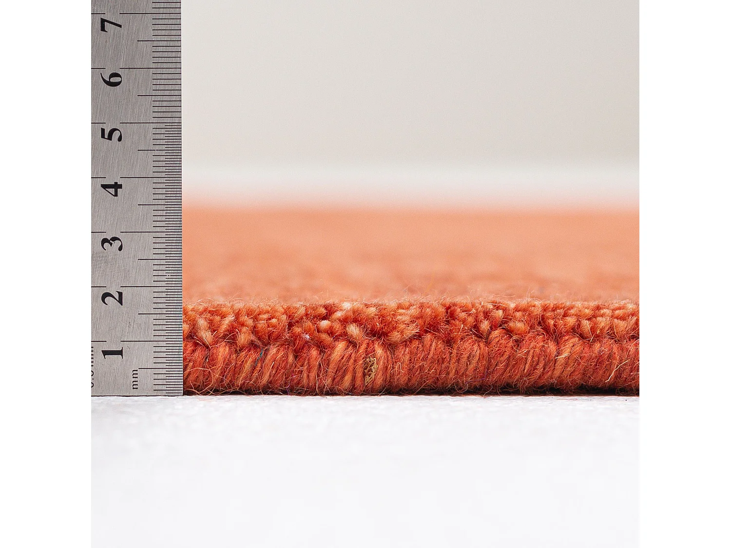 Tapis UNI tissé à la main  190x250 cm terra Holi