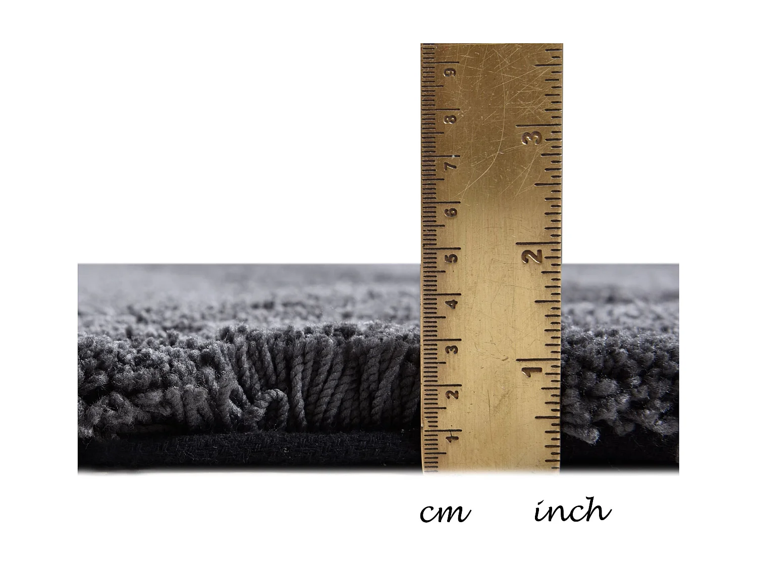 Tapis Shaggy tufté à la main 160x230 cm anthracite Cozy