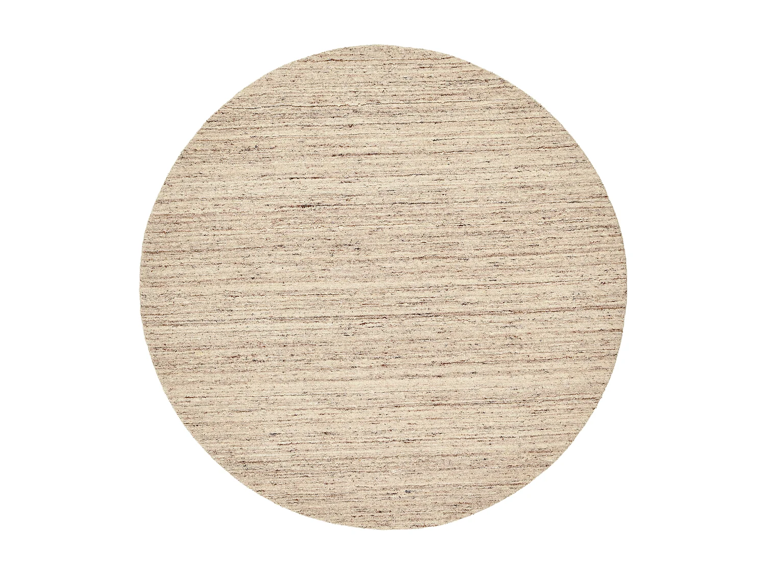 Tapis en laine UNI tissé à la main 190x190 cm natural beige Pure