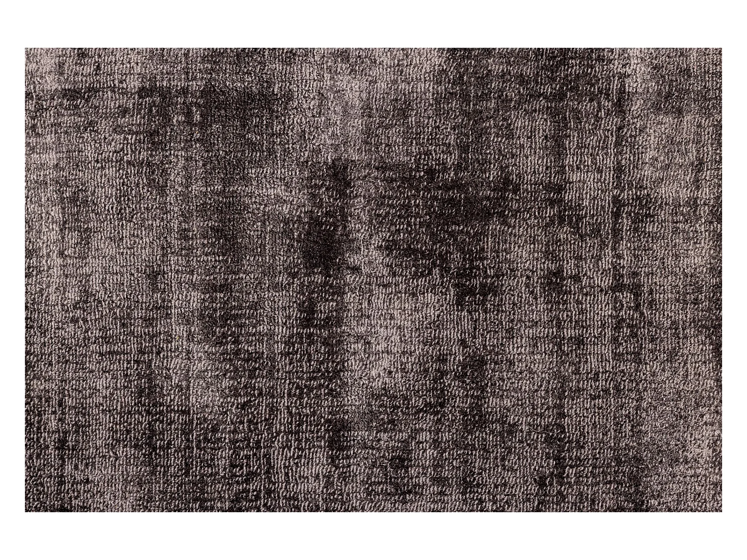 Tappeto tessuto a mano in viscosa 190x190 cm antracite Star