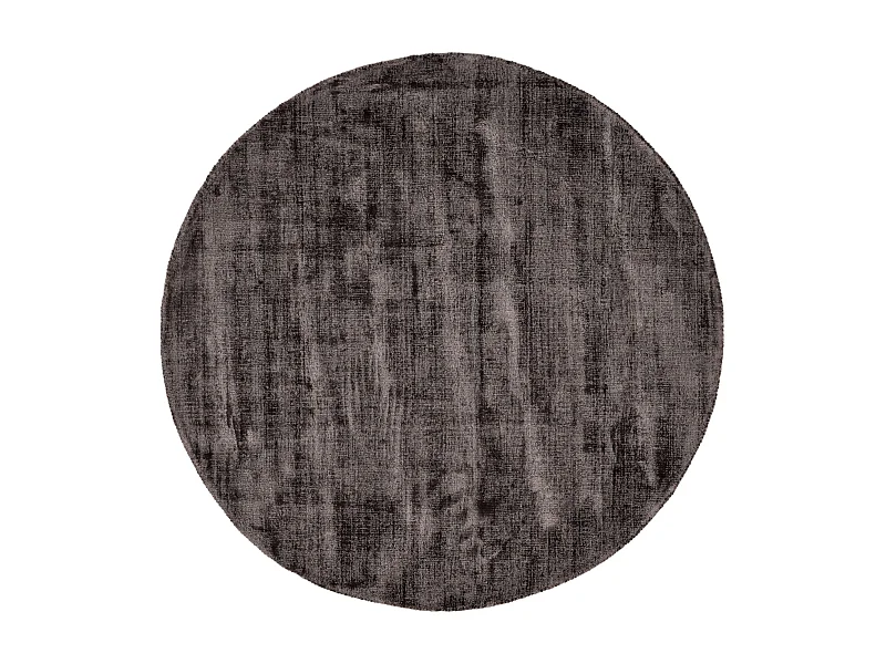 Tapis tissé à la main en viscose190x190 cm anthracite Star