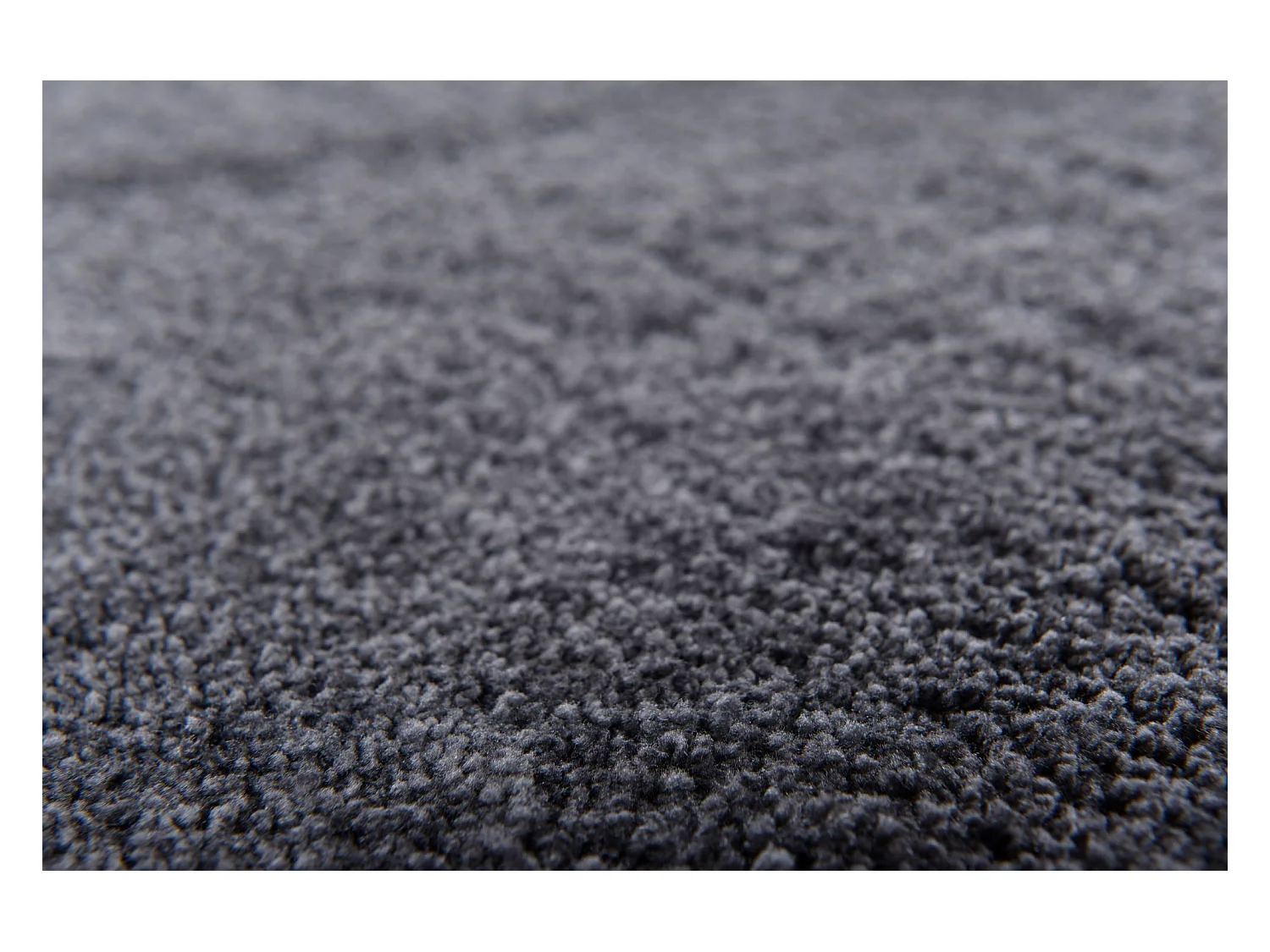 Tapis Shaggy tufté à la main 85x155 cm anthracite Cozy