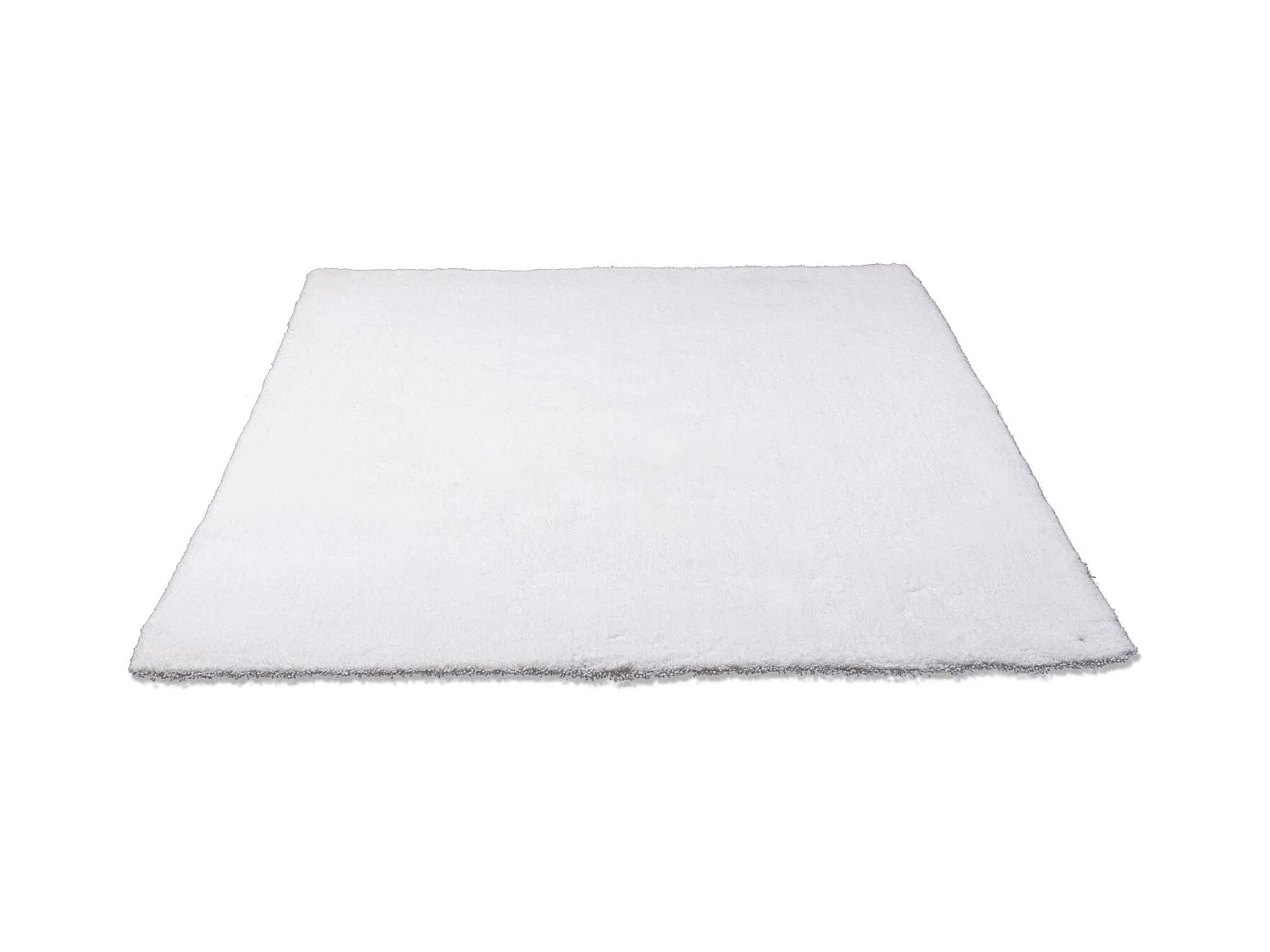 Tapis Shaggy tufté à la main 140x200 cm blanc Cozy