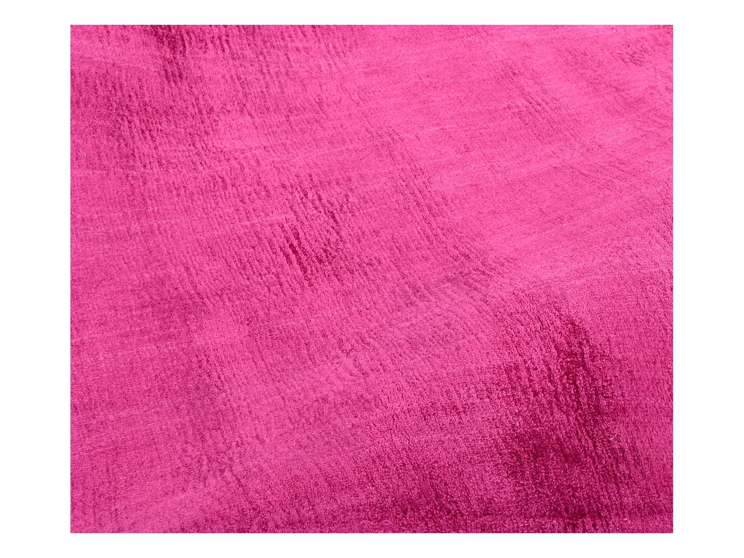 Handgewebter Viskoseteppich 160x230 cm Fuchsia Shine