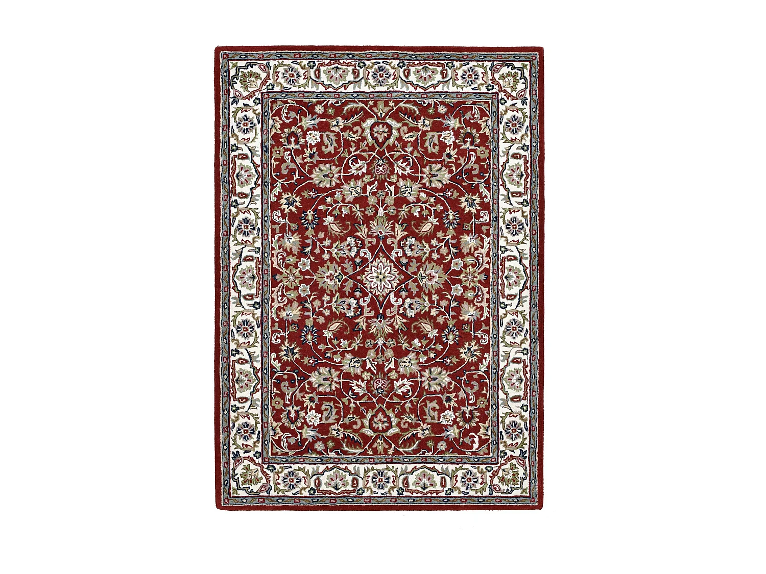 Tapete oriental tufado à mão em lã  250x350 cm vermelho Royal Orient