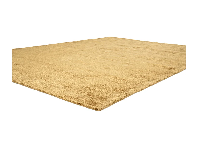 Tapis en viscose tissé à la main 160x230 cm camel Shine