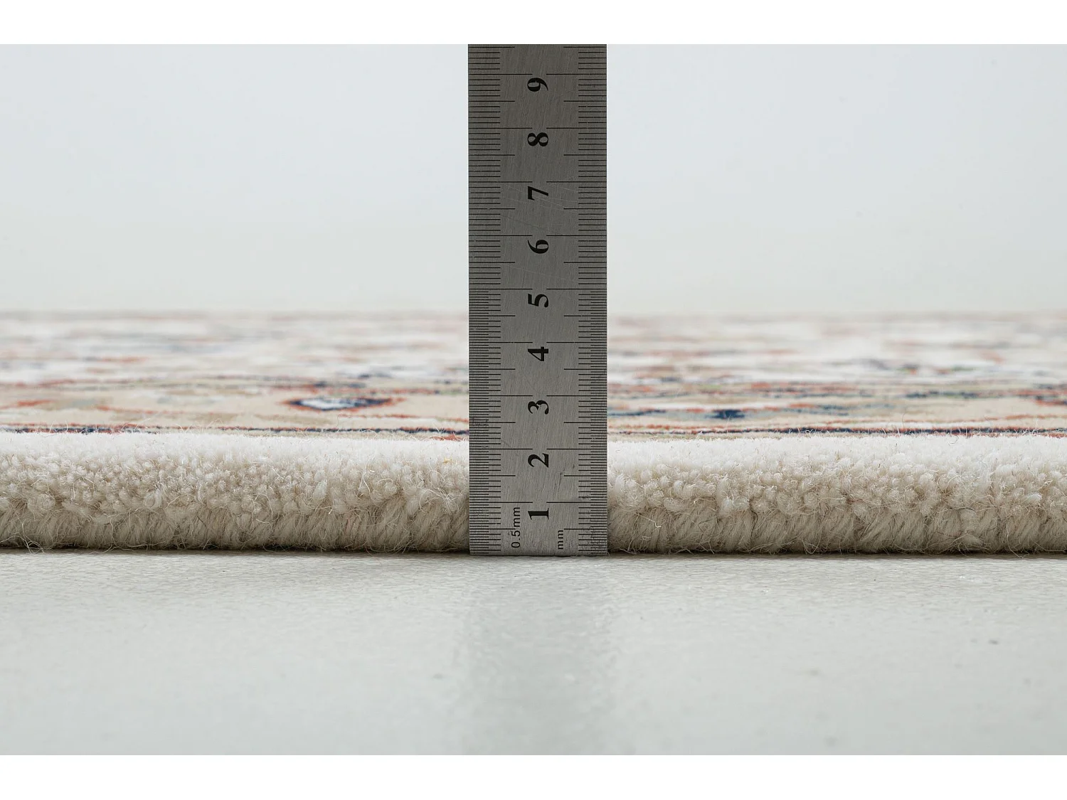 Tapis d'Orient tufté à la main en laine 70x140 cm beige Royal Orient