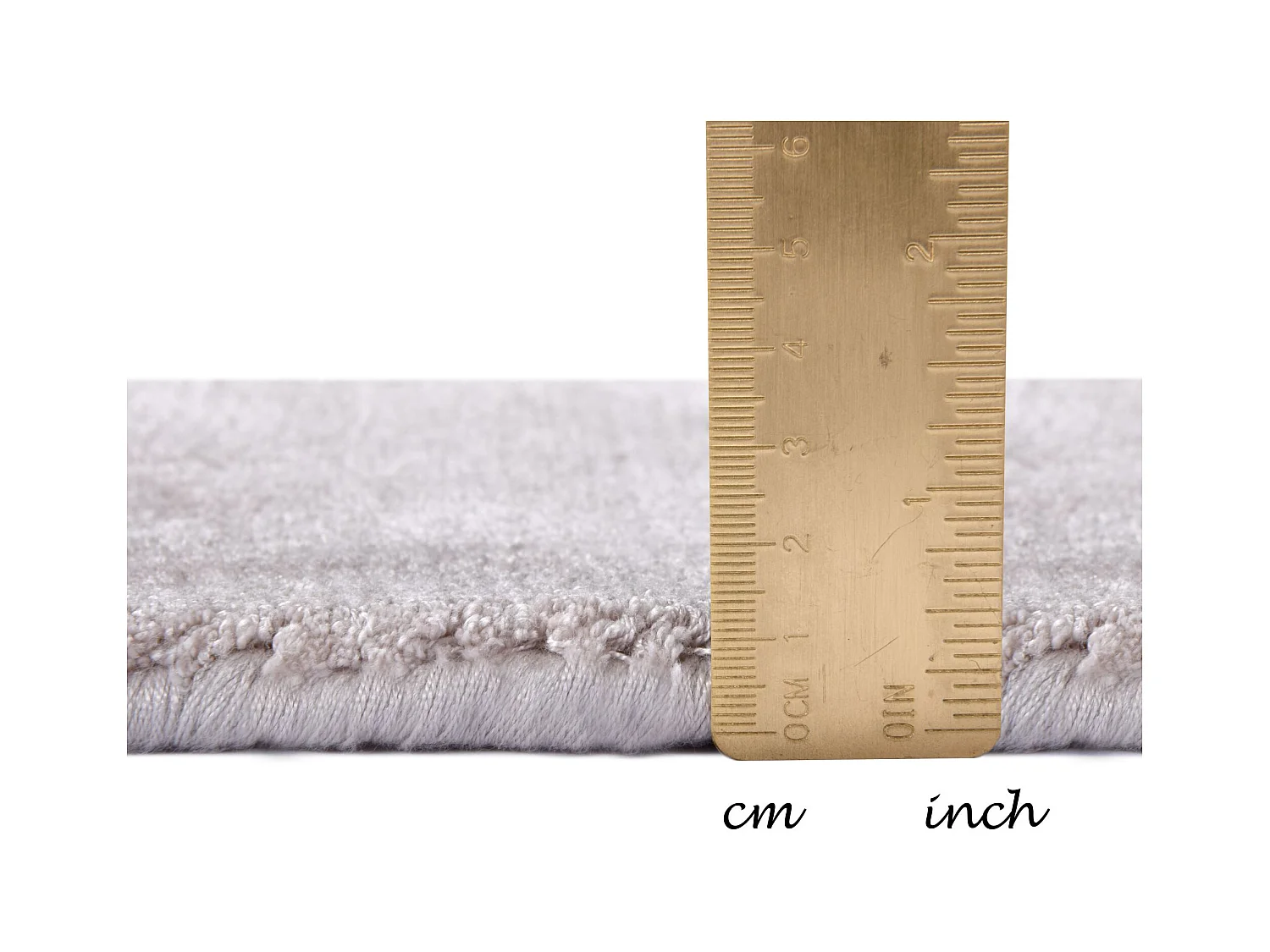 Tapis en viscose tissé à la main 140x200 cm marron clair Shine