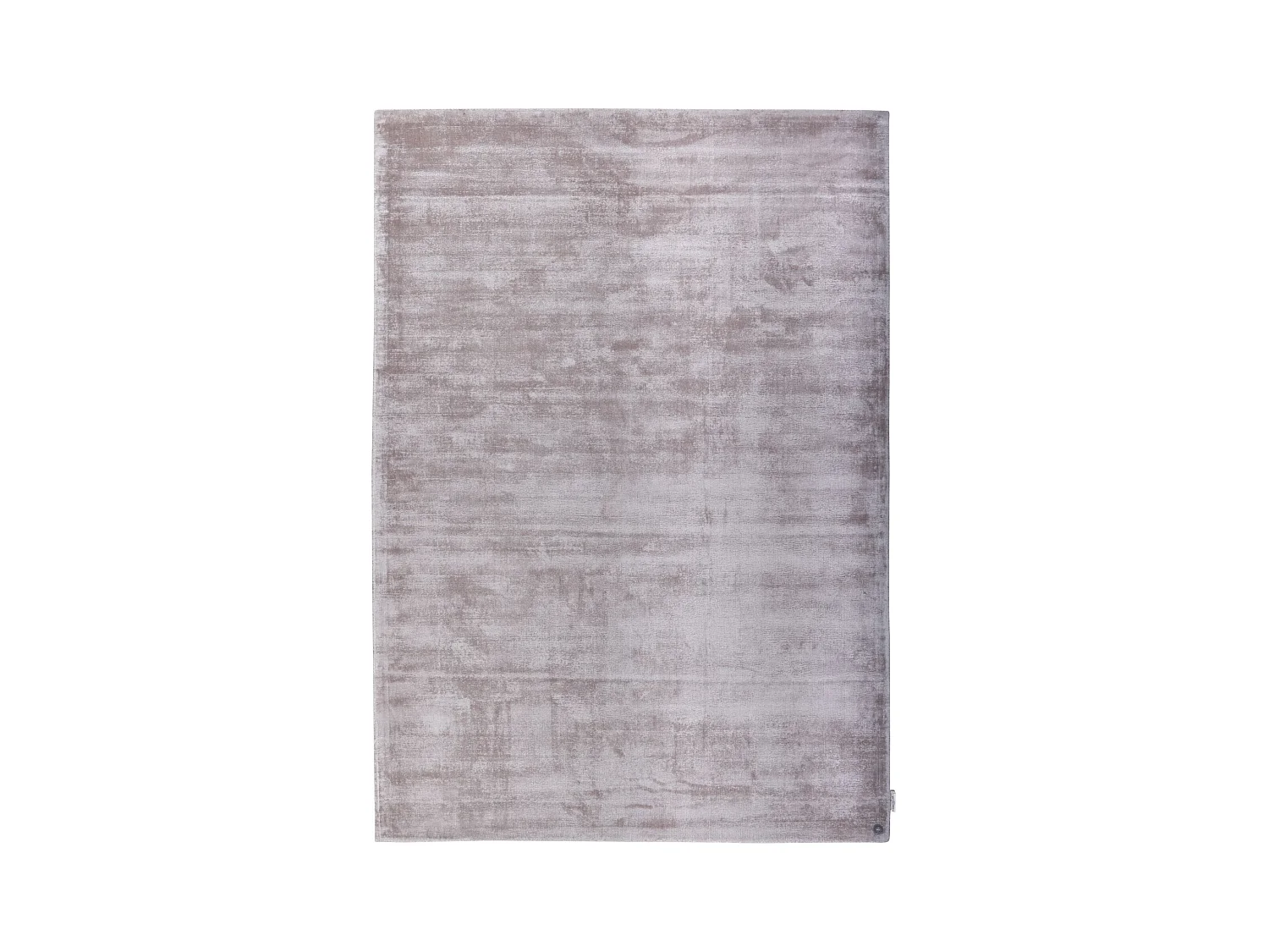 Handgewebter Viskoseteppich 140x200 cm Hellbraun Shine