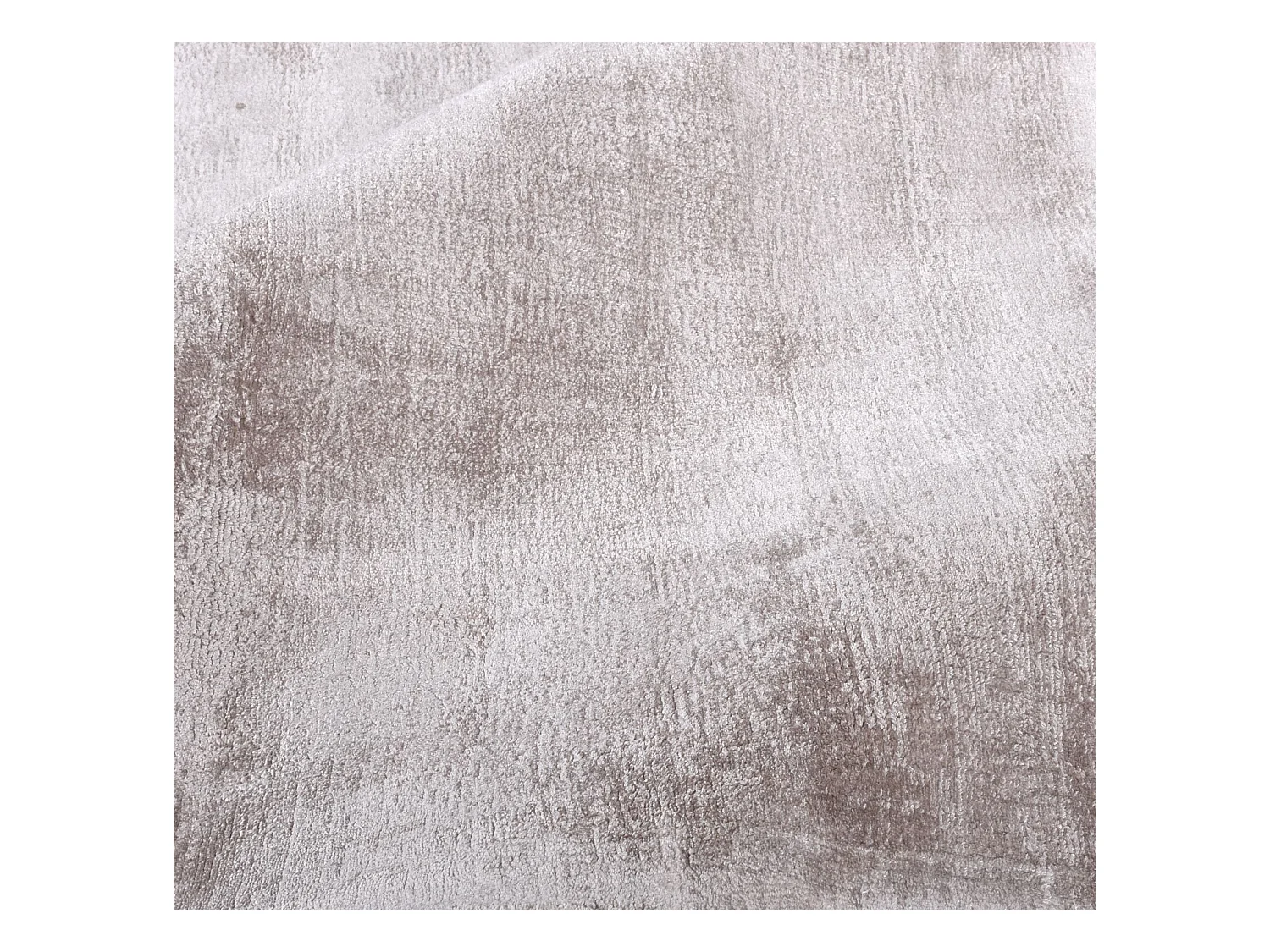 Handgewebter Viskoseteppich 140x200 cm Hellbraun Shine