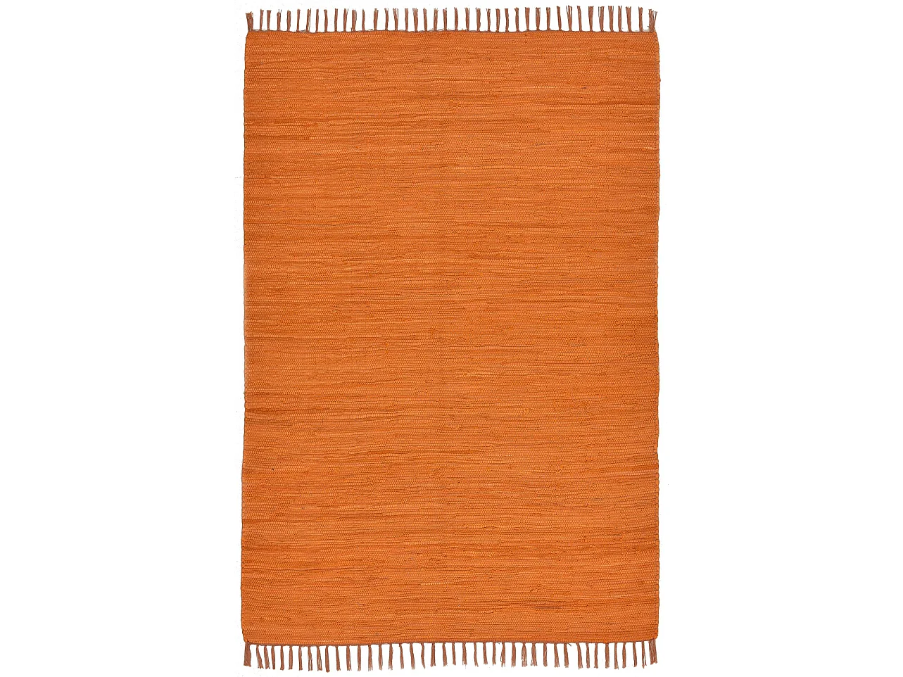 Tapis en coton tissé à la main et réversible 160x230 cm terra Happy Cotton