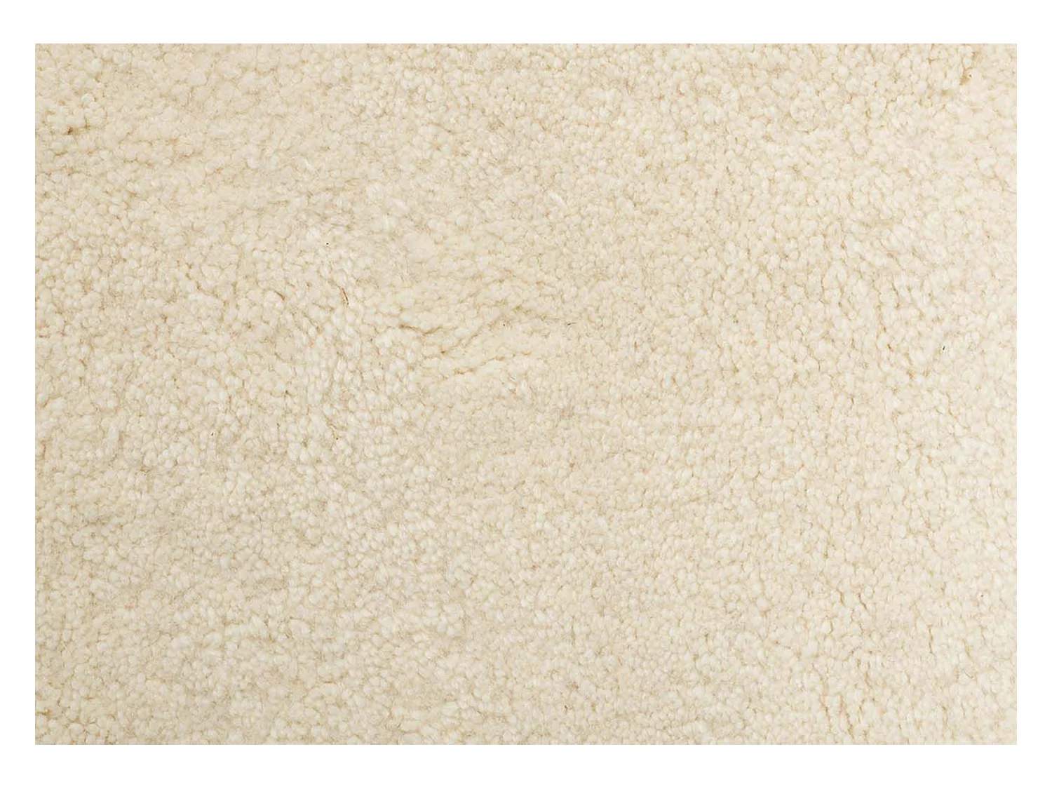 Tapis berbère noué à la main en laine 90x160 cm blanc Imaba Super