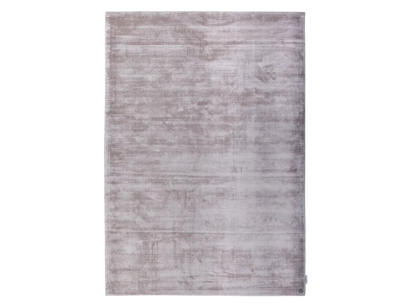 Handgeweven viscose tapijt 160x230 cm lichtbruin Shine