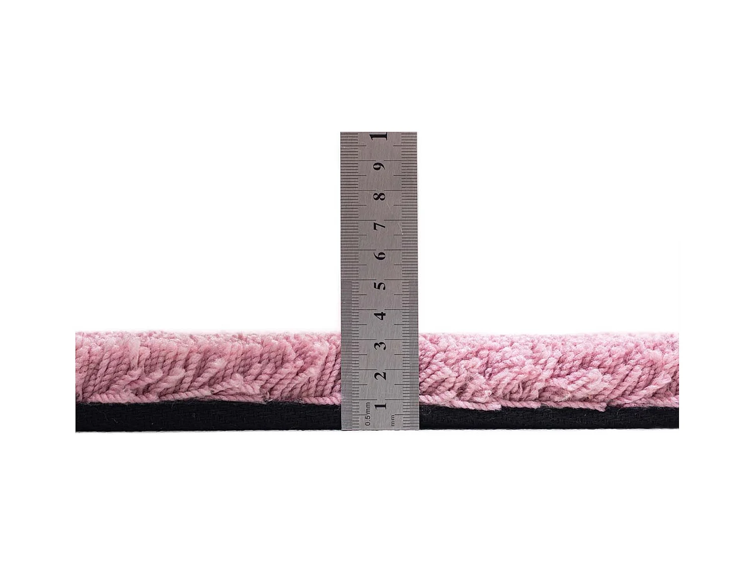 Tapis Shaggy tufté à la main 80x120 cm rose Cozy